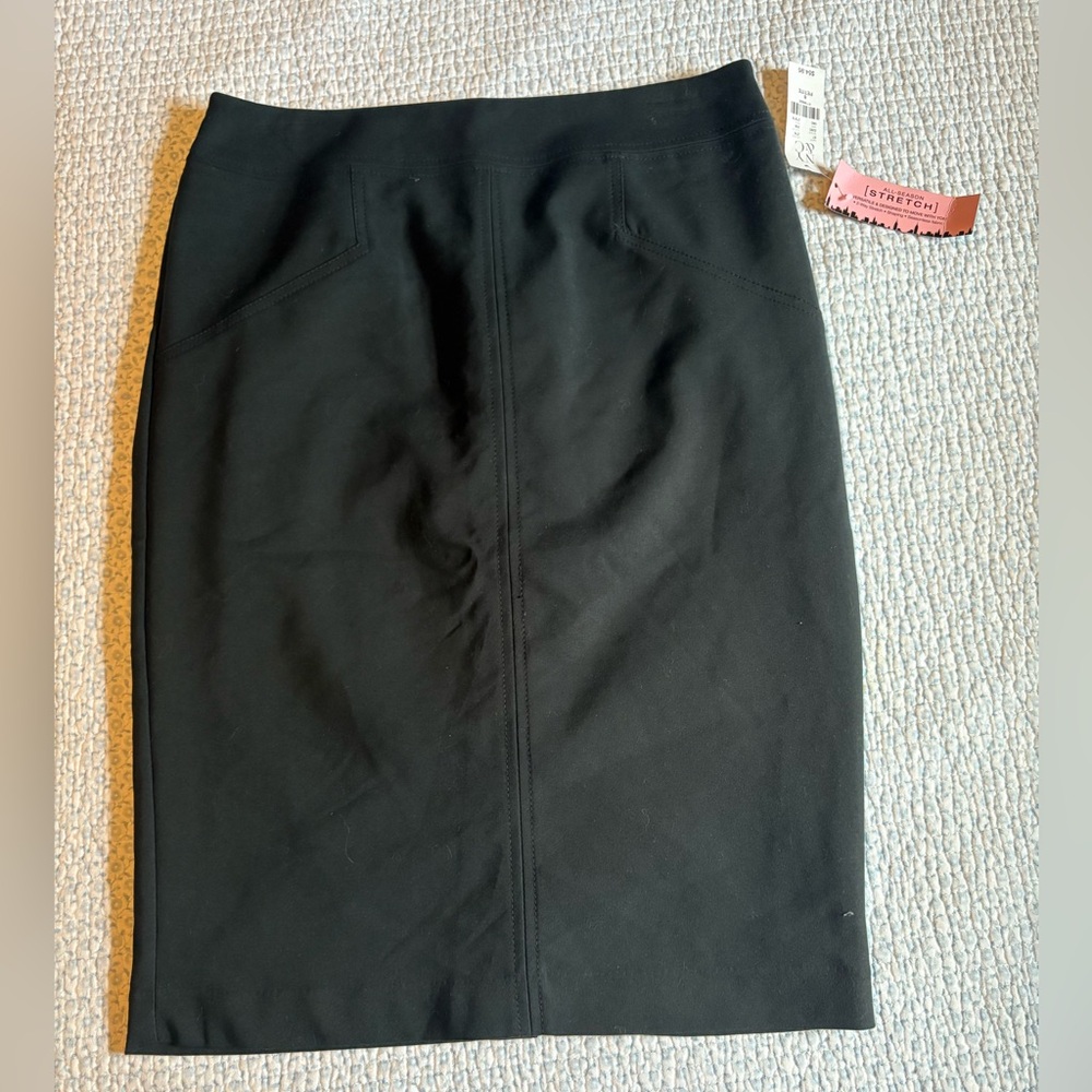 7th Avenue Design Studio Ny & Co Black Pencil Skirt